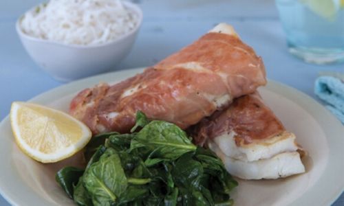 7 Fun & Easy Seafood Recipes To Try At Home prosciutto wrapped cod